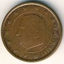 Euro - 5 Euro Cent - Belgium - 1999 - Copper Plated Steel - KM# 226 - Obv: Head left within circle, stars 3/4 surround, date below Rev: Denomination and globe - 0